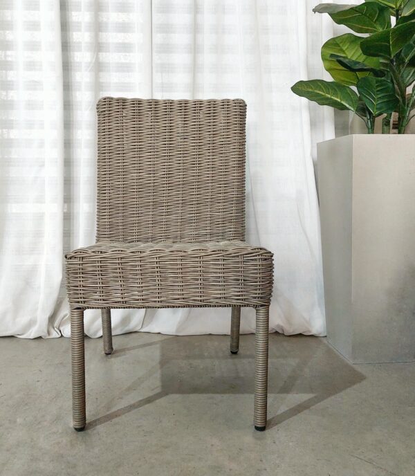 Silla de Rattan Sintético color Stone - Image 3