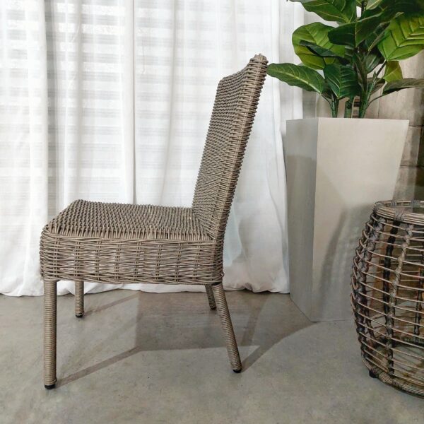Silla de Rattan Sintético color Stone - Image 2