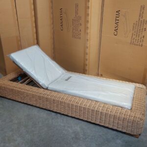 CASATUA. Reposera Camastro. Rattan Sintético. Apto Exterior.